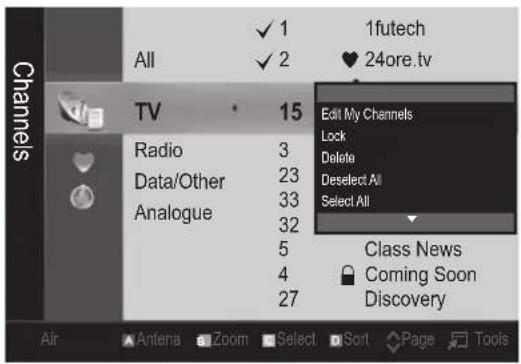 SAMSUNG LE19C450E1W - (in Channel Manager) - 1