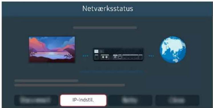Netværksstatus IP-indstil.