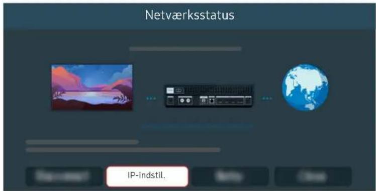Netværksstatus IP-indstil,