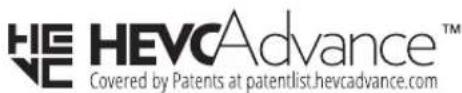 HEVCAvance™ Covered by Patents at patentlist.hevcadvance.com