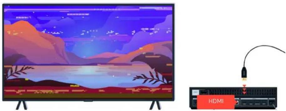 SAMSUNG QE58Q60TAU - Hvis tv'et ikke sluttes ordenligt til en ekstern enhed - 4