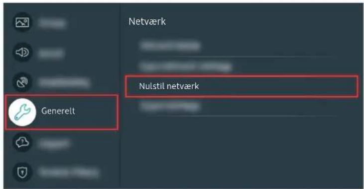 Netværk Generell Nulstil netværk