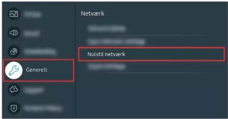 Netværk Generell Nulstil netværk