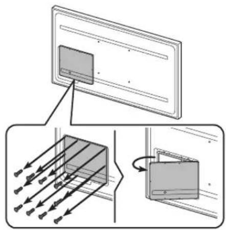 SAMSUNG QE65LST7TAU - Før kablerne tilsluttes - 1
