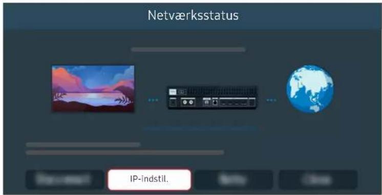 Netværksstatus IP-indstil,