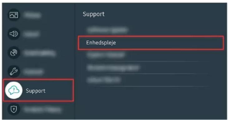 Support Enhedspleje Support