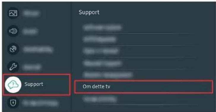SAMSUNG QE75Q75TAT - Opdatering til den nyeste software til tv'et - 16