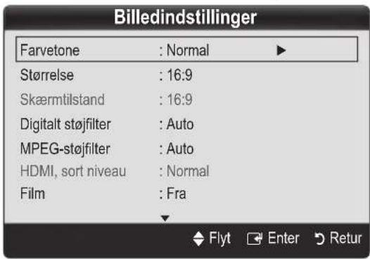 SAMSUNG LE22C350D1W - Billedindstillinger - 1