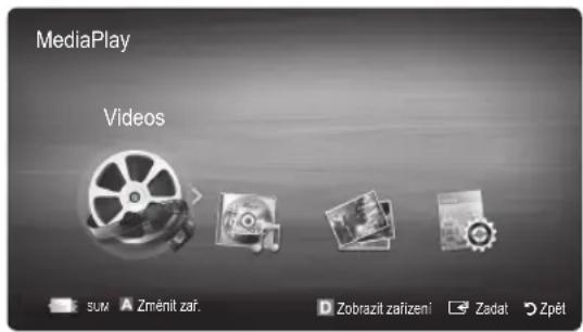 SAMSUNG LE32C450E1W - Přehrávání médií - 2