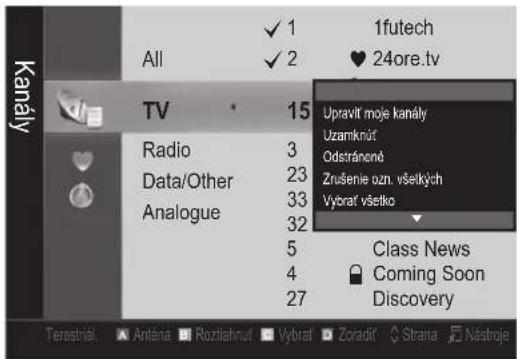 SAMSUNG LE32C450E1W - Ako sa pohybovat' v ponukách - 1
