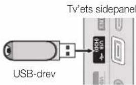 Tv'ets sidepanel USB-drev
