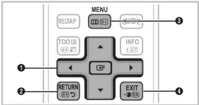 SAMSUNG LE32C530F1W - Navigera i menyerna - 1