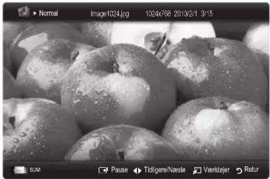 SAMSUNG LE32C530F1W - Visning af et foto (eller diasshow) - 1