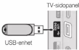 USB-enhet TV-sidopanel