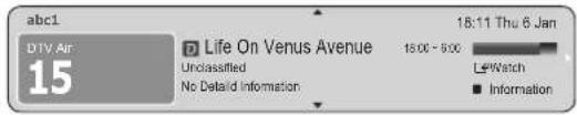 abc1 DTW Air 15 D Life On Venus Avenue Und Classified No Detail Information 18:11 Thu 6 Jan 15:00 - 5:00 LeWatch ■ Information