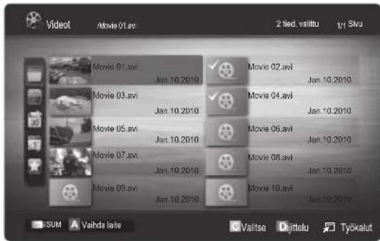 Videot Movie 01.avi 2 tled. veilitu 1/1 Skv Movie 01.avi Jan 10.2010 Movie 02.avi Jan 10.2010 Movie 03.avi Jan 10.2010 Movie 04.avi Jan 10.2010 Movie 05.avi Jan 10.2010 Movie 06.avi Jan 10.2010 Movie 07.avi Jan 10.2010 Movie 08.avi Jan 10.2010 Movie 09.avi Jan 10.2010 Movie 10.avi Jan 10.2010 SUM Valhda late Valise Dejitolu TySkalut
