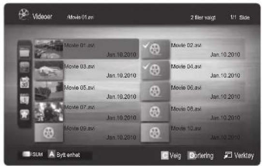 Videoer Movie 01.avi 2 filer vagl 1/1 Side Movie 01.avi Jan.10.2010 Movie 02.avi Jan.10.2010 Movie 03.avi Jan.10.2010 Movie 04.avi Jan.10.2010 Movie 05.avi Jan.10.2010 Movie 06.avi Jan.10.2010 Movie 07.avi Jan.10.2010 Movie 08.avi Jan.10.2010 Movie 09.avi Jan.10.2010 Movie 10.avi Jan.10.2010 SUM Bytt anhat Veig Sörtering Verkøy