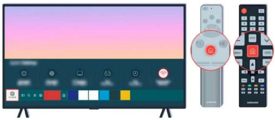 SAMSUNG QE43LS05TAU - Opdatering til den nyeste software til tv'et - 1