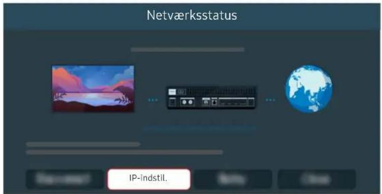 Netværksstatus IP-indstil.
