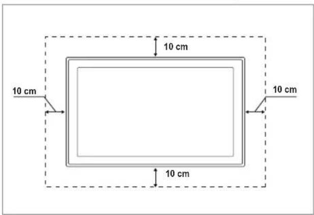 SAMSUNG LE19B450C4W - При инсталиране със стойка При инсталиране със стенна конзола - 2