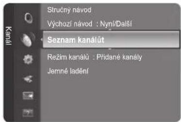 SAMSUNG PS50B451B2W - Správa kanálů - 1