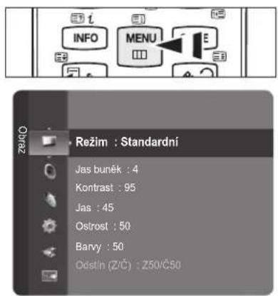 SAMSUNG PS50B451B2W - Zobrazení nabídek - 1