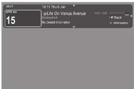 abc1 GTV Air 15 18:11 Thu 6 Jan Life On Venus Avenue Unclassified No Default Information 1902 - 000 Watch Information