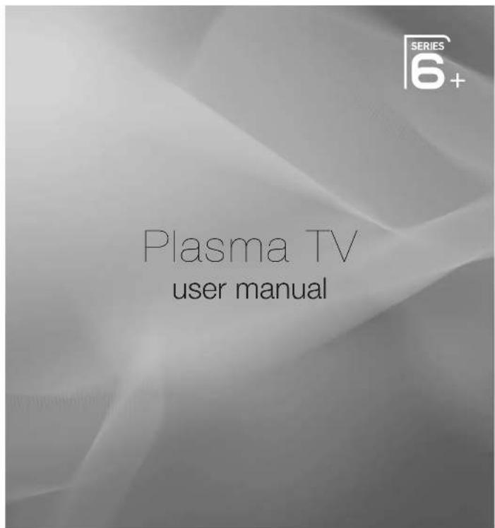 PLasma TV user manual