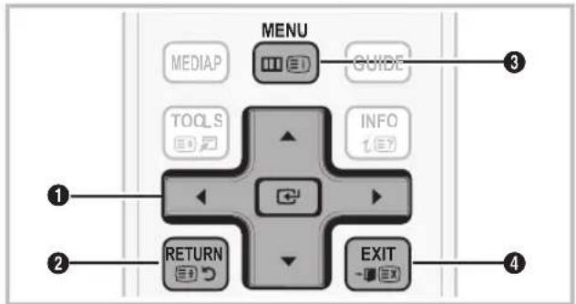 MENU MEDIAP GUIDE TOOLS INFO 1.E7 RETURN EXIT 1 2 3 4