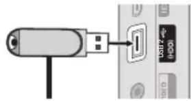 Pannello posteriore del televisore Unità USB USB 1