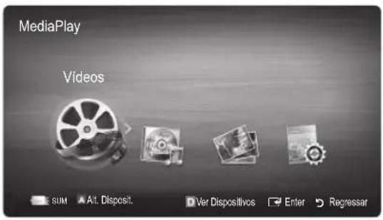 MediaPlay Videos SUM Art. Disposit. Ver Dispositivos Enter Regressar