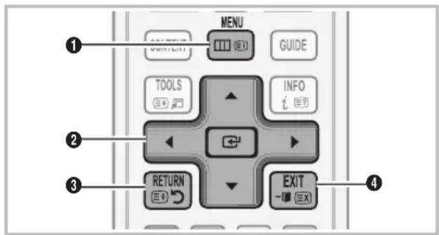 MENU GUIDE TOOLS INFO i RETURN EXIT ① ② ③ ④