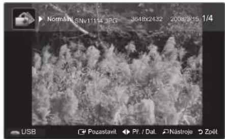 SAMSUNG PS50B550T4W - Zobrazení prezentace - 1