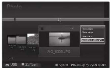 Photo 1 1 Presentance Filter skin Informace Bezočnej odorčnej! IMG_0335.JPG USB Zaftzení Vybrat Nastroje 5 Vysál skozka