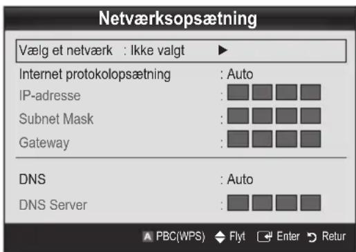 SAMSUNG PS58C6500TK - Sådan opsættes med PBC (WPS) - 1