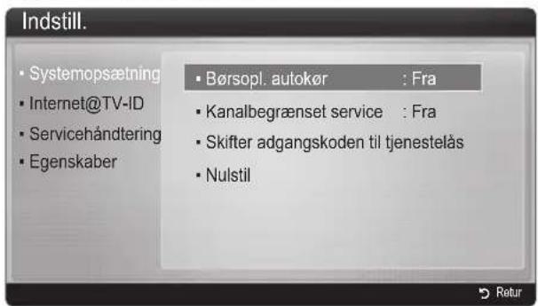 SAMSUNG PS58C6500TK - Indstill. - 1