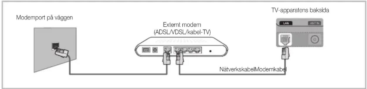 SAMSUNG PS58C6500TK - Anslutning till ett nätverk via kabel - 1