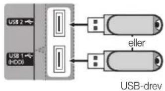 SAMSUNG PS58C6500TK - Tilslutning til en USB-enhed - 1