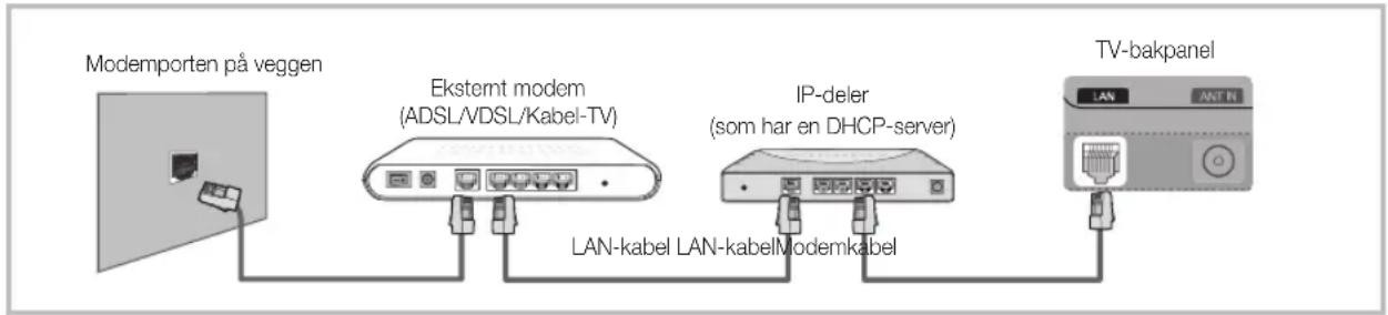 SAMSUNG PS58C6500TK - Koble til et kabelnettverk - 2