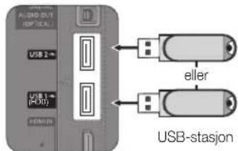 SAMSUNG PS63C7000YK - Koble til en USB-enhet - 1