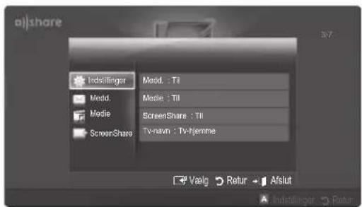 ai@share Indistlinger Media : Ttl Media : Ttl ScreenShare : Ttl ScreenShare : Ttl Tv-navn : Tv-hjemme Vaalg Retur Afslut