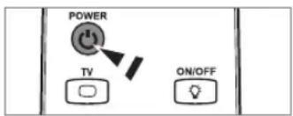POWER TV ON/OFF