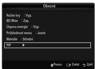 SAMSUNG LE46B650T2W - Zobrazení PIP (Picture-in-Picture) - 1