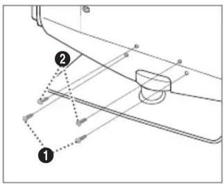 SAMSUNG LE40B651T3W - Instalace stojanu - 2