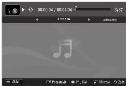 00:00:04 / 00:04:04 3/37 I Love You HaHaHaWay SUM Pozastavit Pf. / Dal. Nástroje Zpět