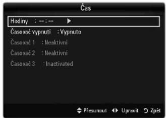 SAMSUNG LE46B651T3W - Časovač 1 / Časovač 2 / Časovač 3 - 2
