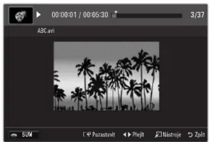 00:00:01 / 00:05:30 3/37 A3C avi SUM Pozastavit Plejlt Nástroje Zpelt