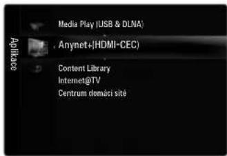 Media Play (USB & DLNA) Anynet+HDMI-CEC) Content Library Internet@TV Centrum domáci site