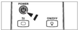 POWER TV ON/OFF