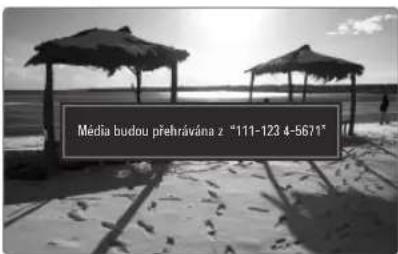 Média budou přehrávána z "111-123 4-5671"